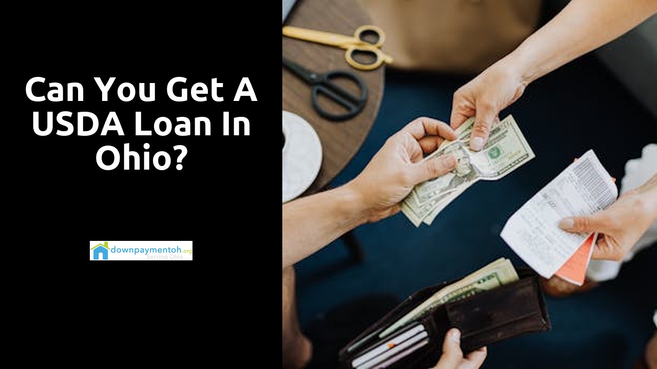 Can you get a USDA loan in Ohio?