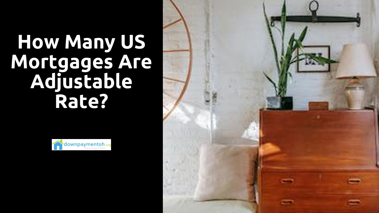 How many US mortgages are adjustable rate?