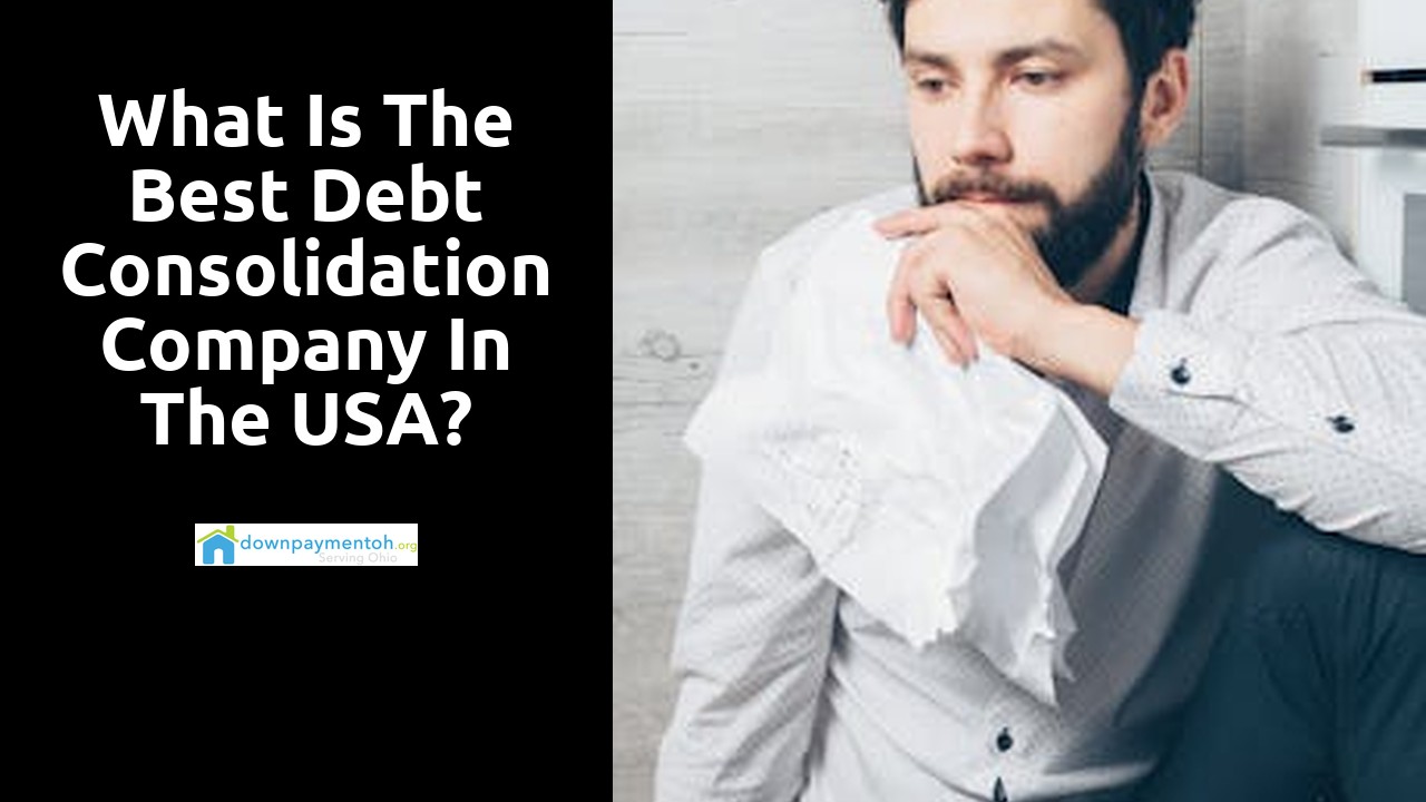 What is the best debt consolidation company in the USA?